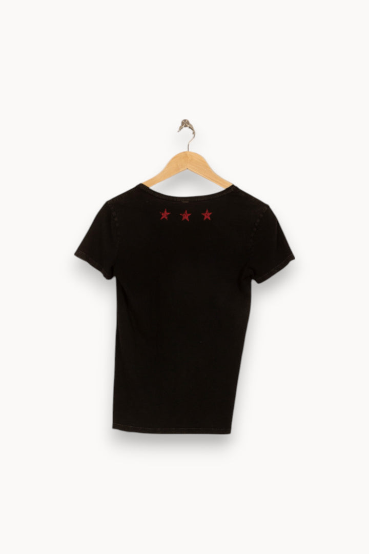 Tee-shirt Noir et Rouge - Taille XS/34 de la marque IKKS | PARAD52845 - Vendu par Paradigme - Image 4