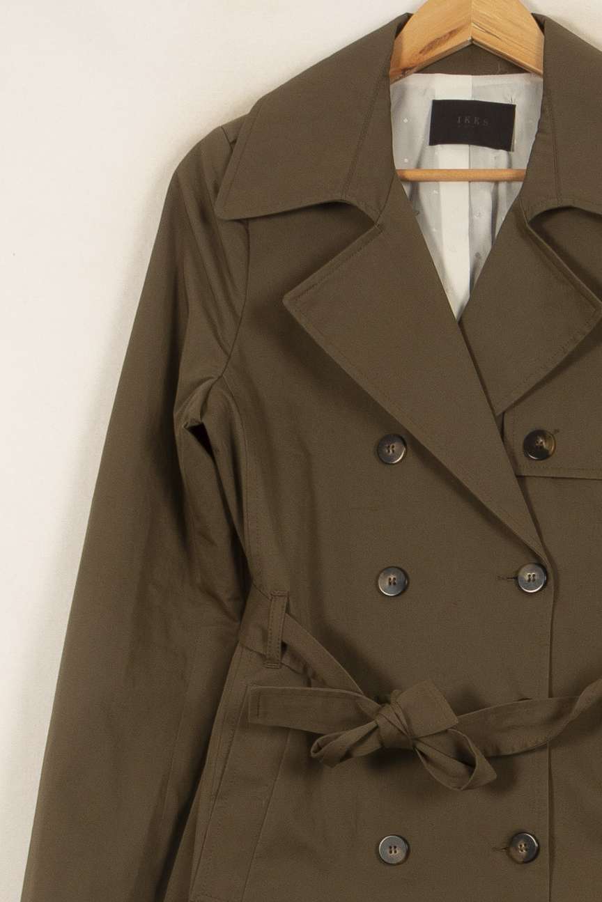 Trench Vert - Taille L/40 de la marque IKKS | PARAD52853 - Vendu par Paradigme - Image 3