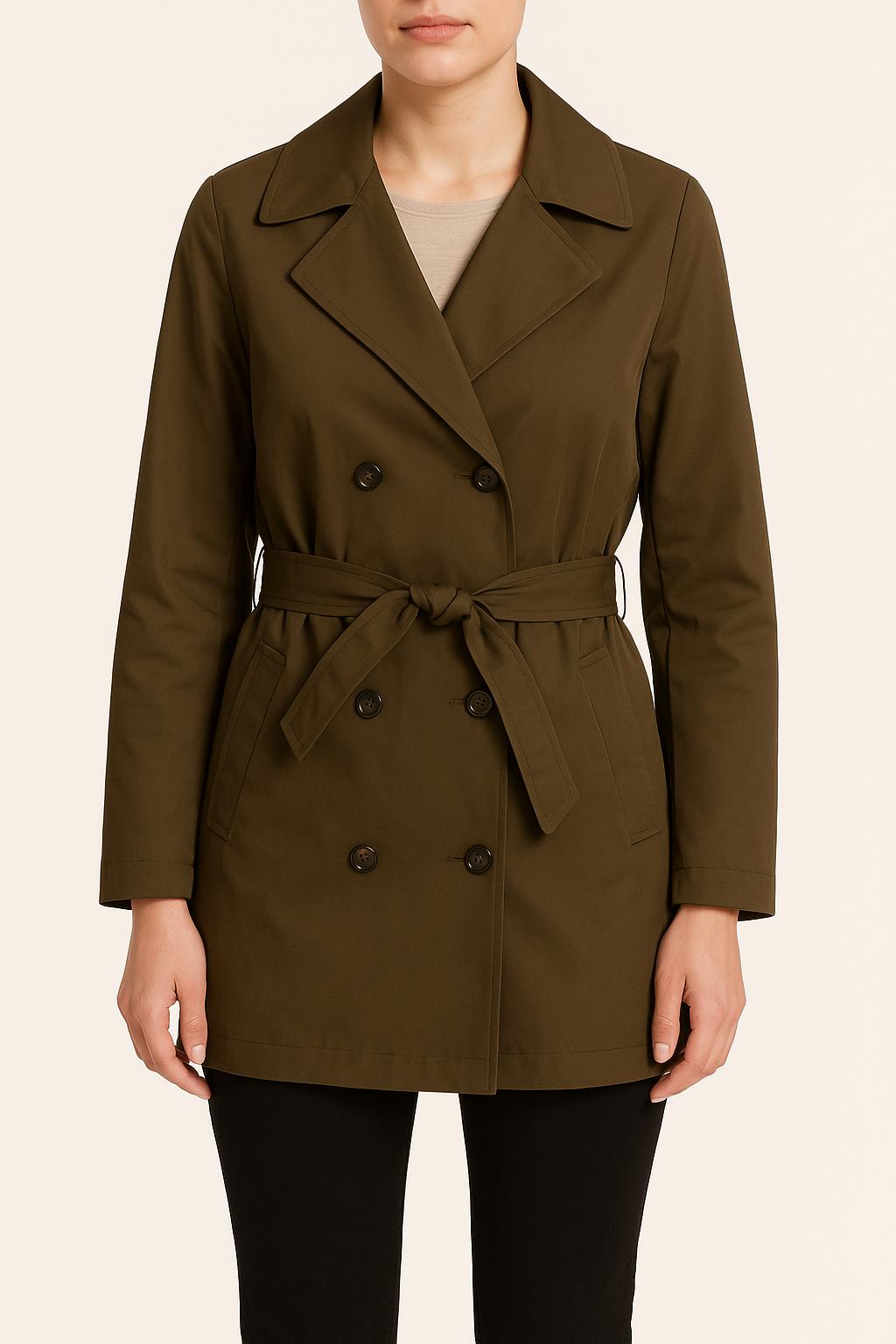 Trench Vert - Taille L/40 de la marque IKKS | PARAD52853 - Vendu par Paradigme - Image 1