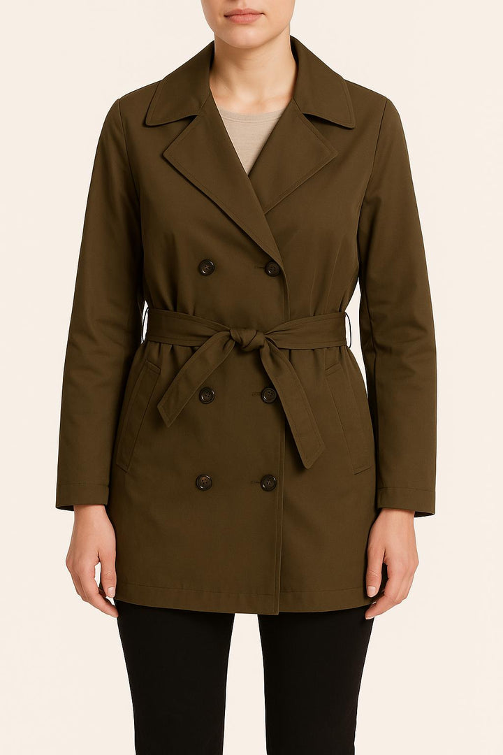 Trench Vert - Taille L/40 de la marque IKKS | PARAD52853 - Vendu par Paradigme - Image 1