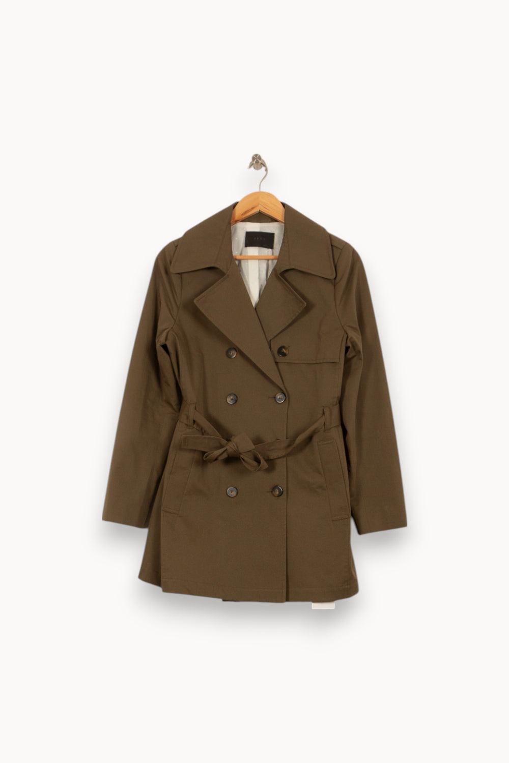 Trench Vert - Taille L/40 de la marque IKKS | PARAD52853 - Vendu par Paradigme - Image 2