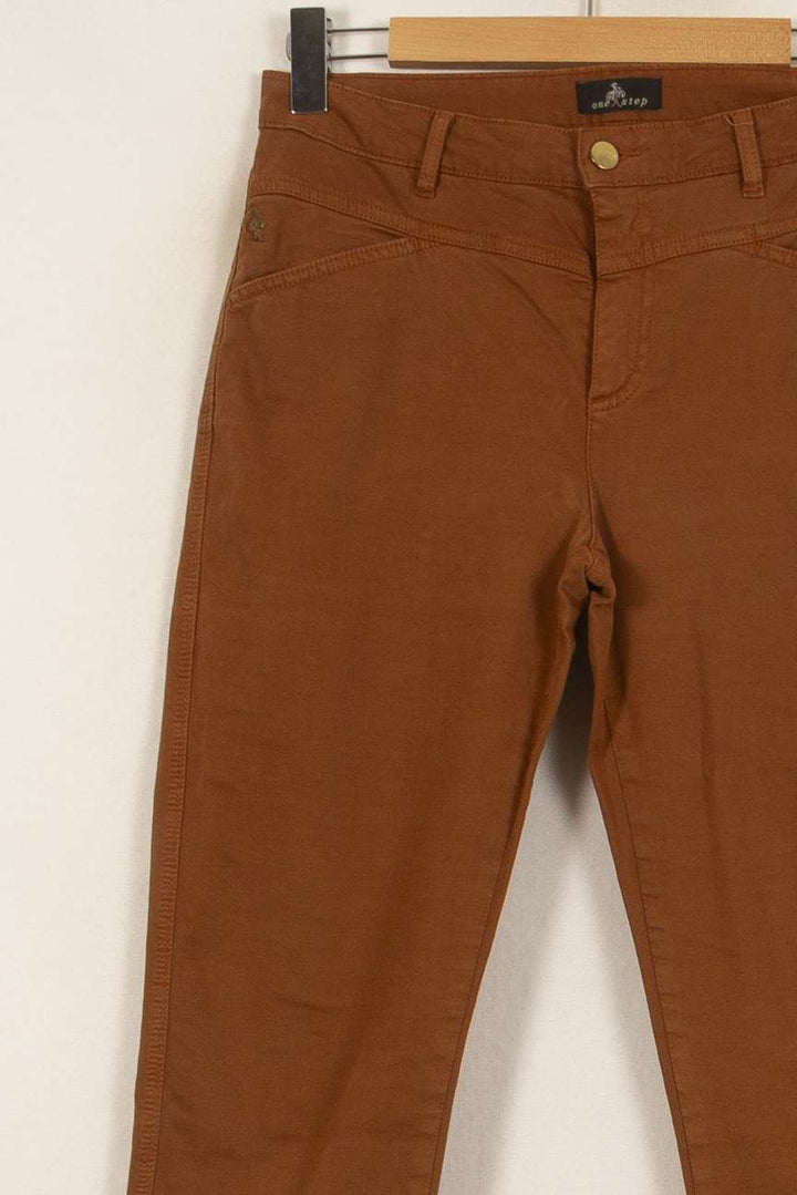 Jean Marron - Taille L/40 de la marque One Step | PARAD52863 - Vendu par Paradigme - Image 3