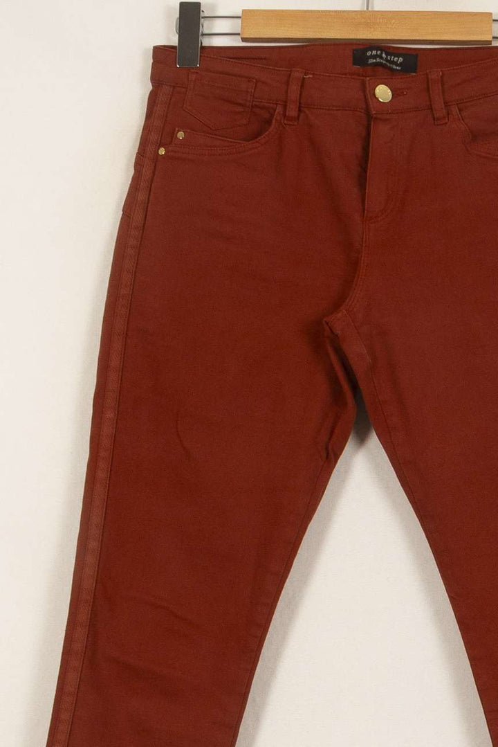 Jean Marron - Taille L/40 de la marque One Step | PARAD52864 - Vendu par Paradigme - Image 3