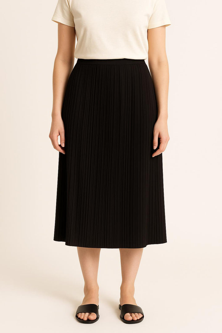 Jupe Plissée Noire - Taille L/40 de la marque IKKS | PARAD52871 - Vendu par Paradigme - Image 1