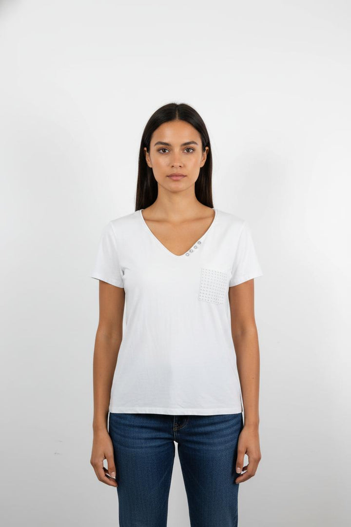 Tee-shirt Blanc - Taille M/38