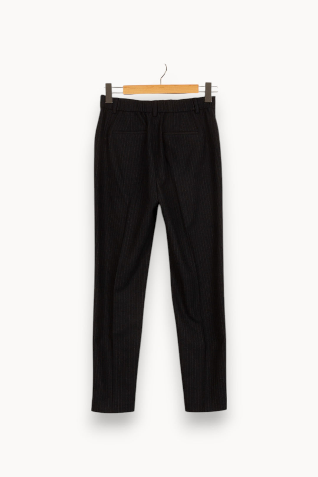 Pantalon Rayé Gris - Taille S/36 de la marque Caroll | PARAD52878 - Vendu par Paradigme - Image 4