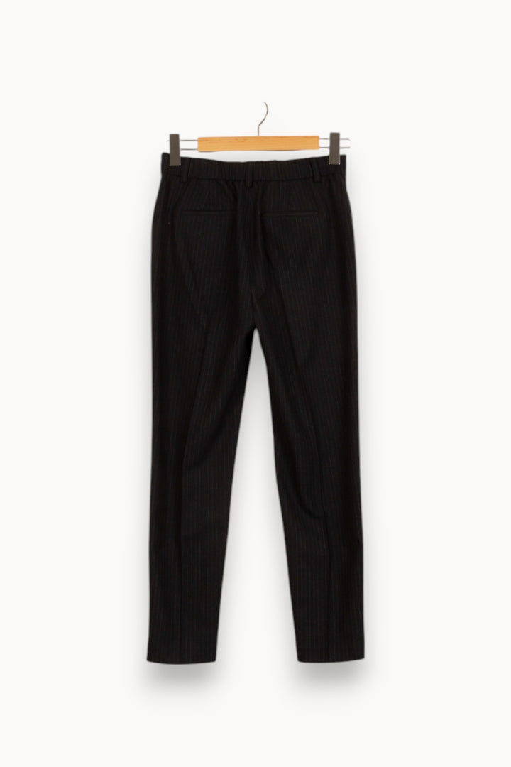 Pantalon Rayé Gris - Taille S/36 de la marque Caroll | PARAD52878 - Vendu par Paradigme - Image 4