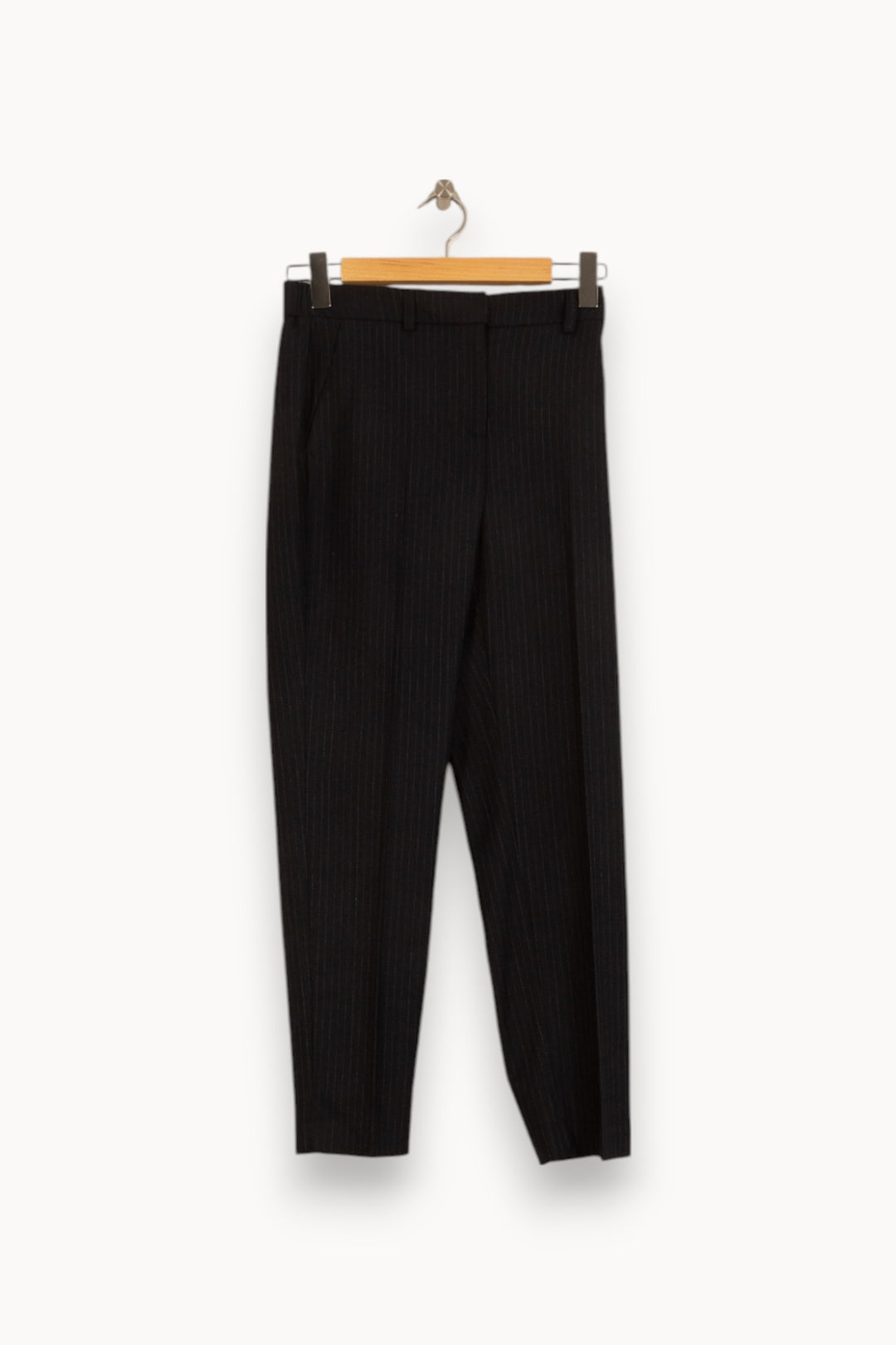 Pantalon Rayé Gris - Taille S/36 de la marque Caroll | PARAD52878 - Vendu par Paradigme - Image 2