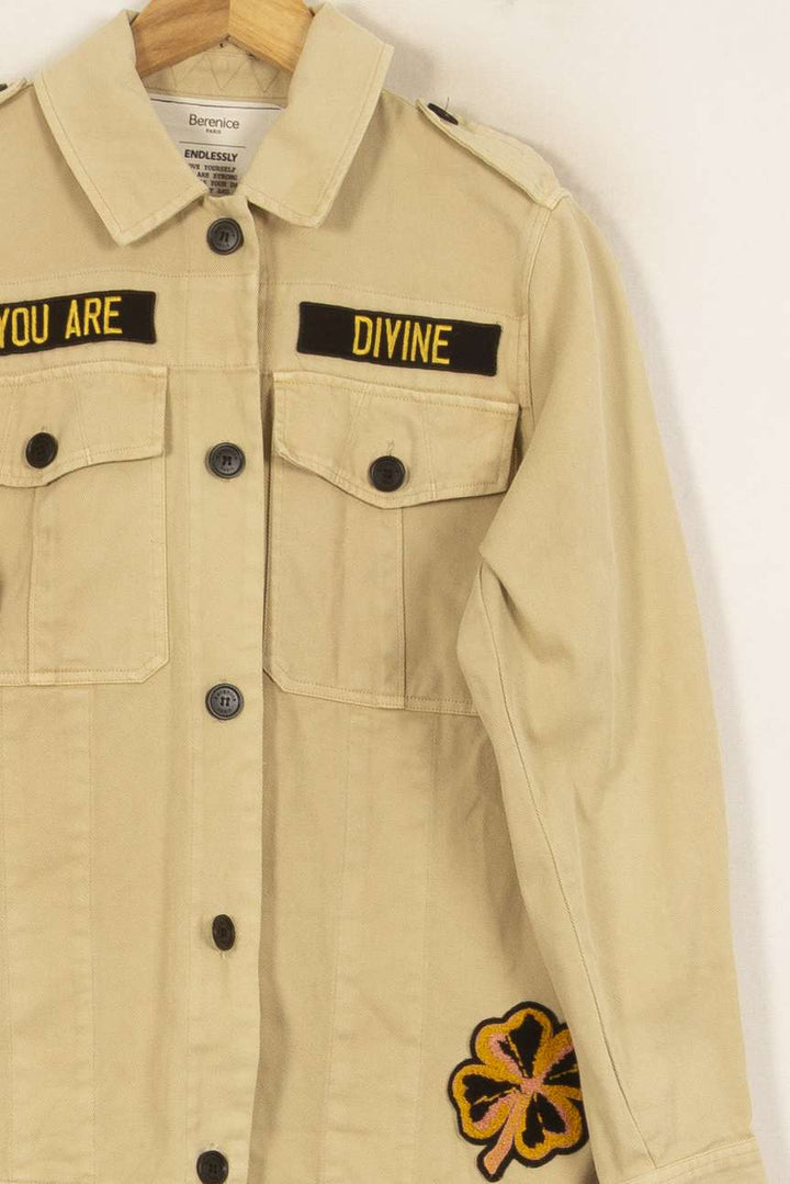 Veste Beige - Taille S/36 de la marque Bérénice | PARAD52882 - Vendu par Paradigme - Image 3