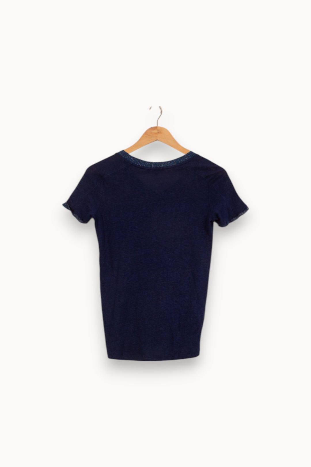 T-shirt Bleu - Taille S/36 de la marque Maje | PARAD52885 - Vendu par Paradigme - Image 4