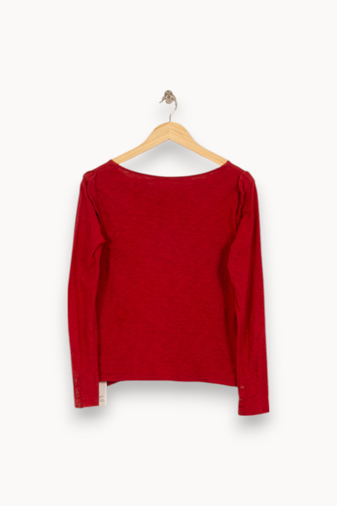 T-shirt Manches Longues Rouge - Taille XS/34 de la marque ba&sh | PARAD52887 - Vendu par Paradigme - Image 4