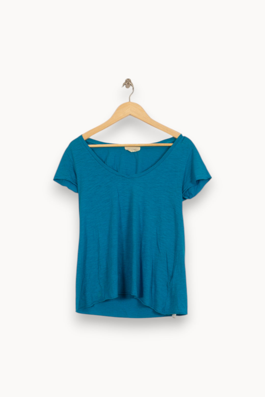 Tee-shirt Bleu - Taille XS/34 de la marque American Vintage | PARAD52888 - Vendu par Paradigme - Image 2