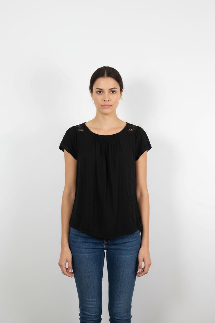 Blouse Noire - Taille M/38