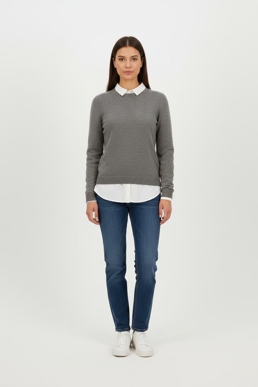 Pull Gris - Taille XS/34