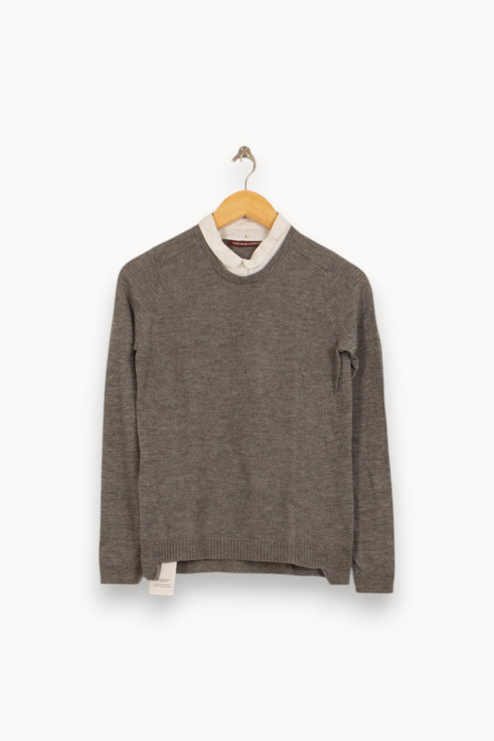 Pull Gris - Taille XS/34 de la marque Comptoir des Cotonniers | PARAD52901 - Vendu par Paradigme - Image 2