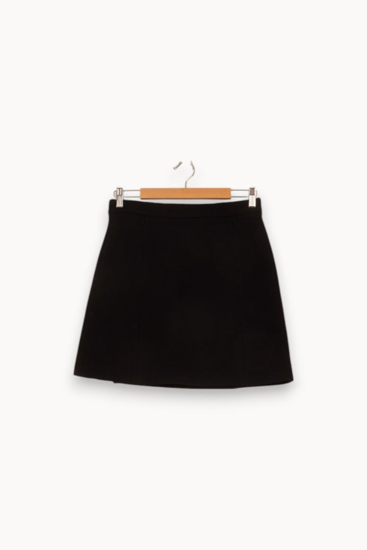 Jupe Courte Noire - Taille M/38 de la marque Claudie Pierlot | PARAD52910 - Vendu par Paradigme - Image 4