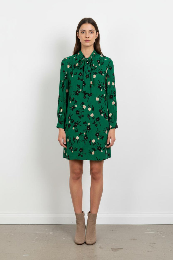 Robe Courte Verte et Noire - Taille S/36