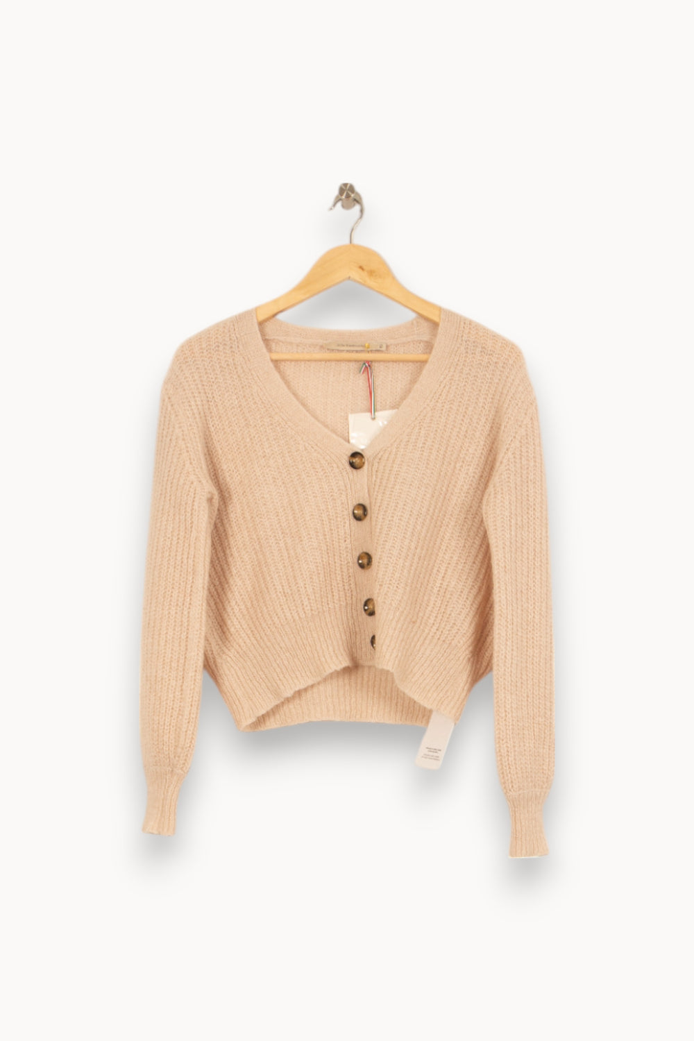 Gilet Beige - Taille XS/34 de la marque La Fée Maraboutée | PARAD52924 - Vendu par Paradigme - Image 2