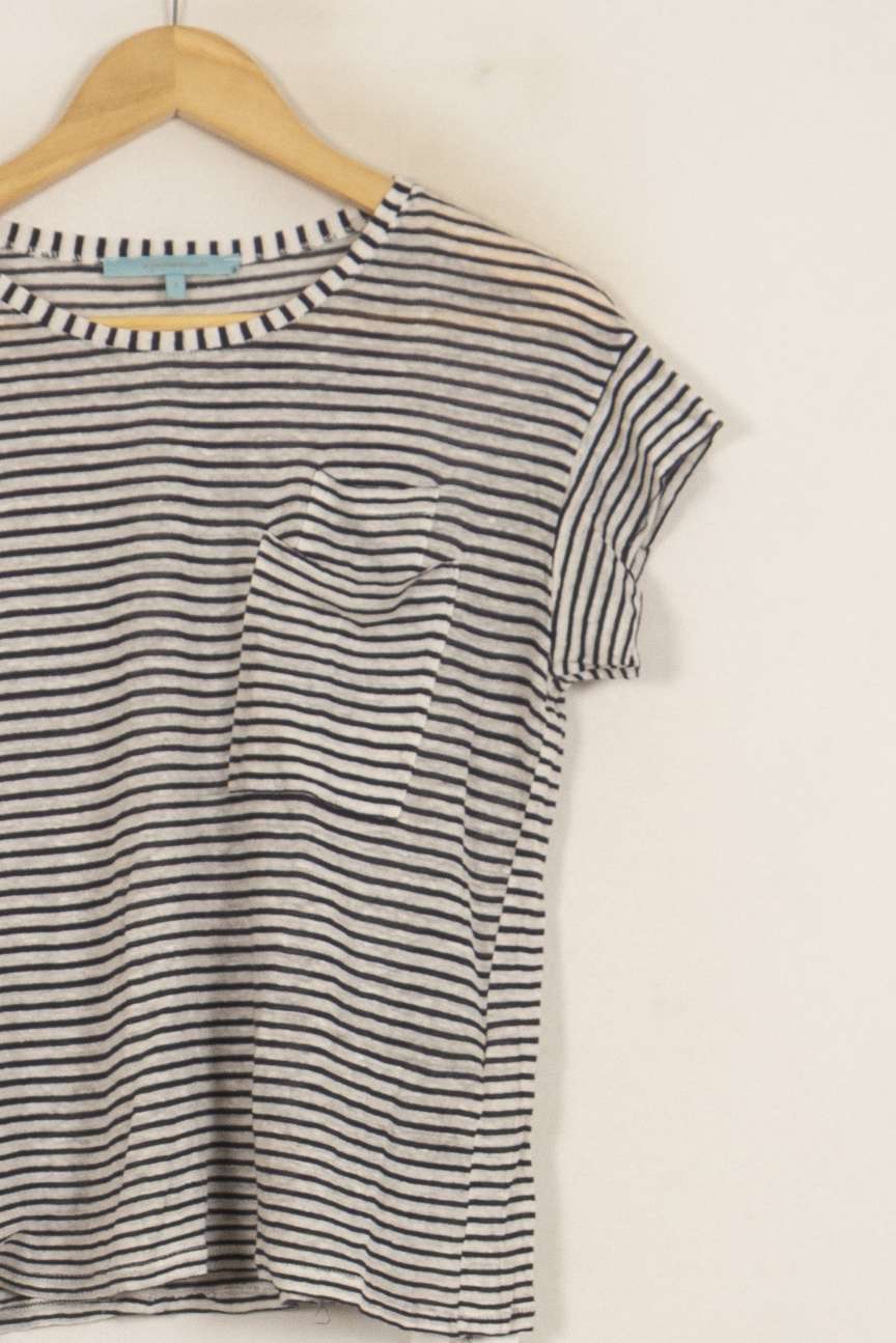 Tee-shirt Gris et Noir - Taille M/38 de la marque La Fée Maraboutée | PARAD52925 - Vendu par Paradigme - Image 3