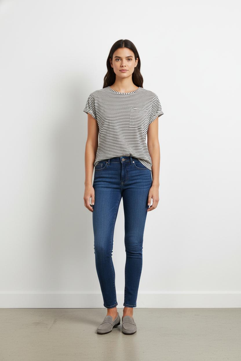 Tee-shirt Gris et Noir - Taille M/38