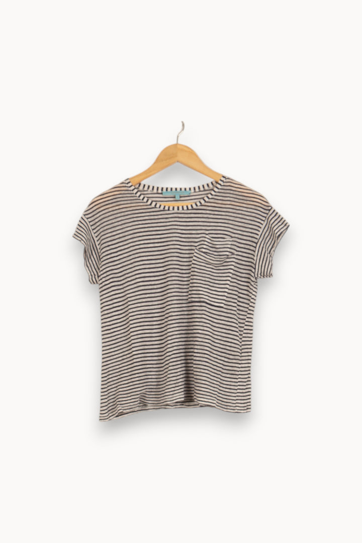 Tee-shirt Gris et Noir - Taille M/38 de la marque La Fée Maraboutée | PARAD52925 - Vendu par Paradigme - Image 2