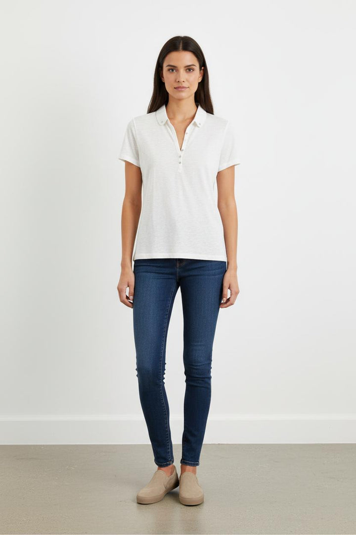 Polo Blanc - Taille S/36