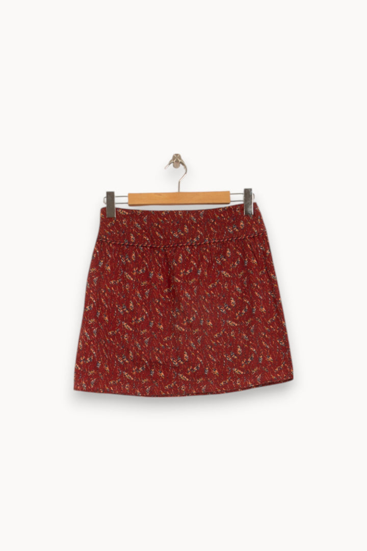 Jupe Courte Bordeaux - Taille S/36