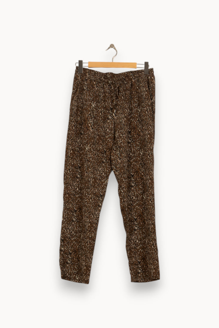 Pantalon Marron et Blanc - Taille XXL/44 de la marque IKKS | PARAD52946 - Vendu par Paradigme - Image 2