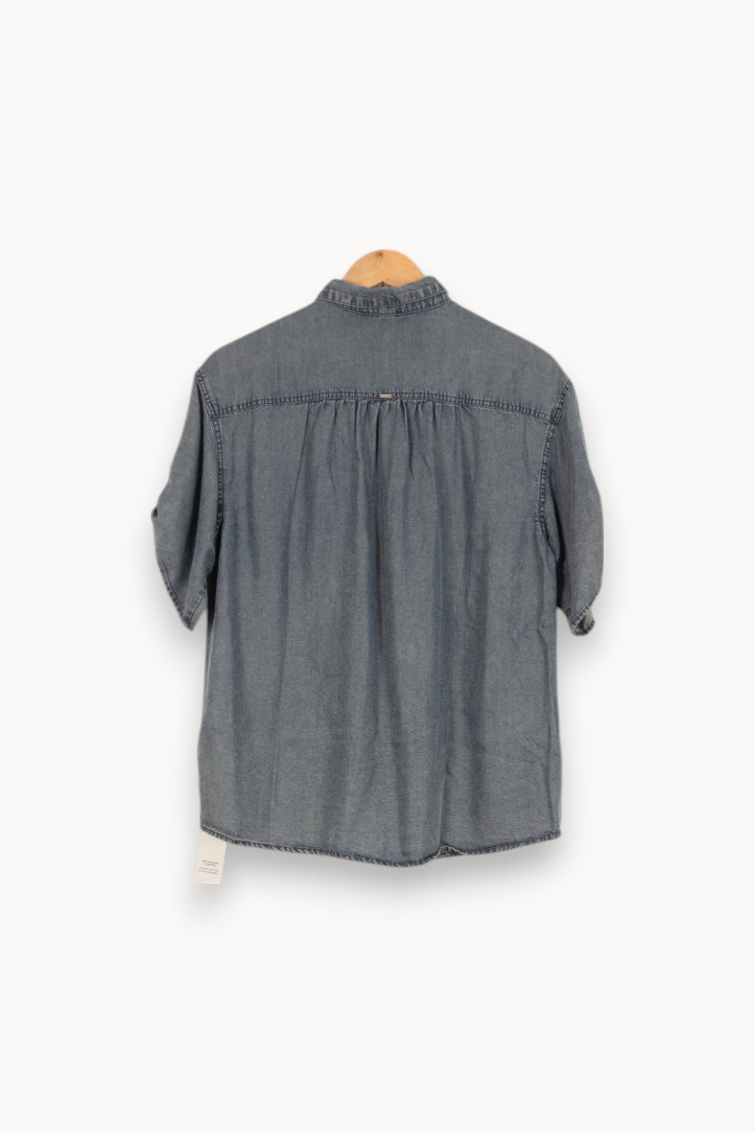 Chemise en Jean Bleue - Taille M/38 de la marque IKKS | PARAD52948 - Vendu par Paradigme - Image 4