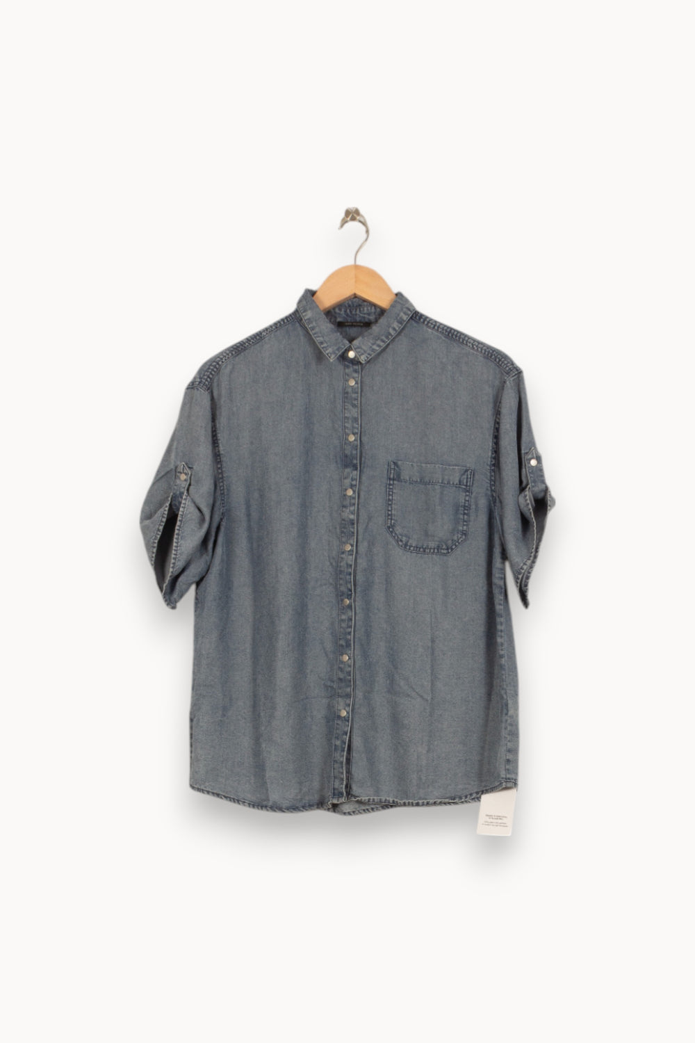 Chemise en Jean Bleue - Taille M/38 de la marque IKKS | PARAD52948 - Vendu par Paradigme - Image 2