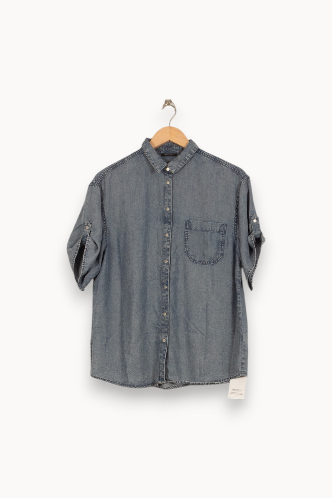 Chemise en Jean Bleue - Taille M/38 de la marque IKKS | PARAD52948 - Vendu par Paradigme - Image 5