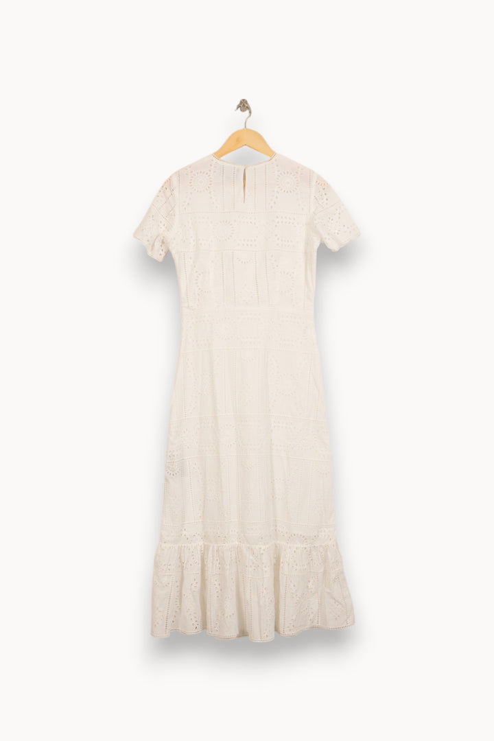 Robe Longue Blanche - Taille S/36 de la marque The Kooples | PARAD52951 - Vendu par Paradigme - Image 4