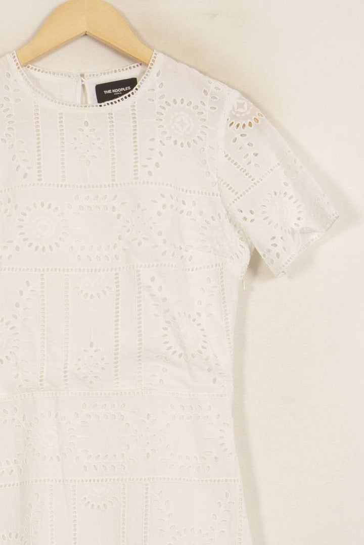 Robe Longue Blanche - Taille S/36 de la marque The Kooples | PARAD52951 - Vendu par Paradigme - Image 3