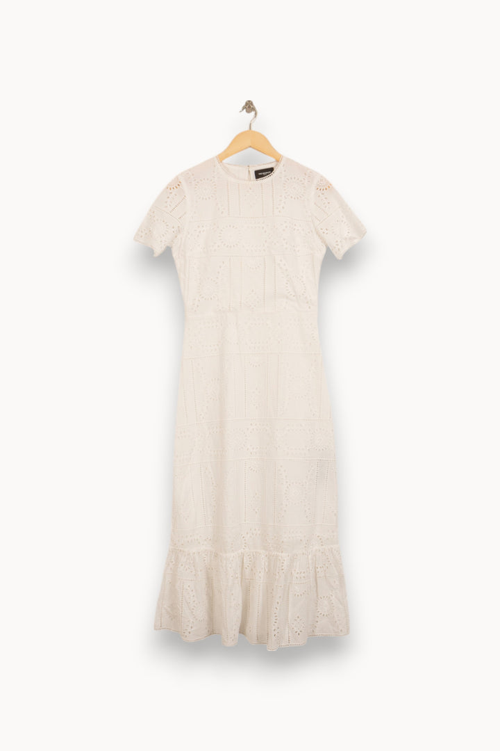 Robe Longue Blanche - Taille S/36 de la marque The Kooples | PARAD52951 - Vendu par Paradigme - Image 2