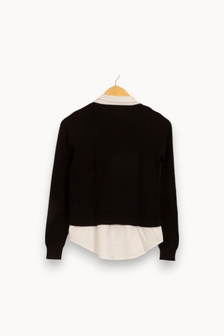 Pull Noir et Blanc - Taille XS/34 de la marque Comptoir des Cotonniers | PARAD52957 - Vendu par Paradigme - Image 4