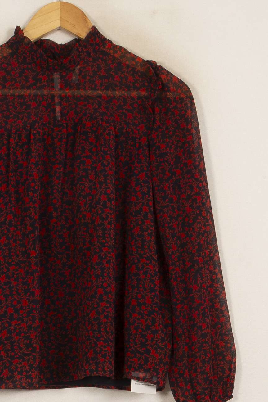 Blouse Noire et Rouge - Taille XS/34 de la marque I.Code | PARAD52967 - Vendu par Paradigme - Image 3