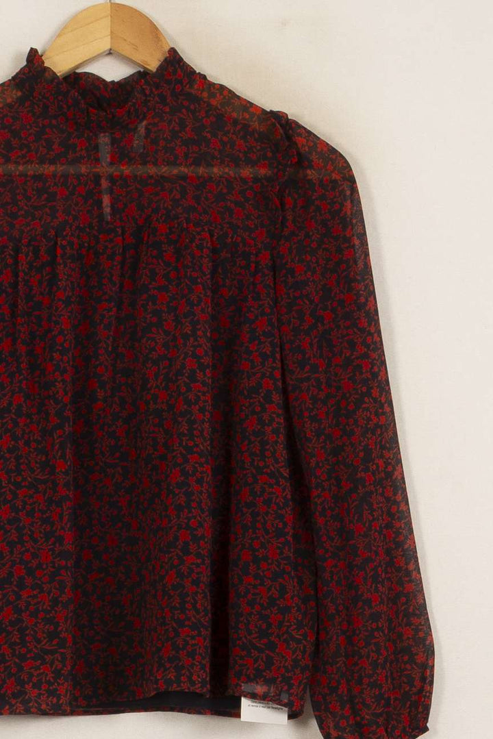 Blouse Noire et Rouge - Taille XS/34 de la marque I.Code | PARAD52967 - Vendu par Paradigme - Image 3
