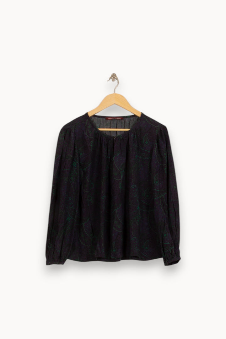 Blouse Bleue - Taille XS/34 de la marque Comptoir des Cotonniers | PARAD52971 - Vendu par Paradigme - Image 2