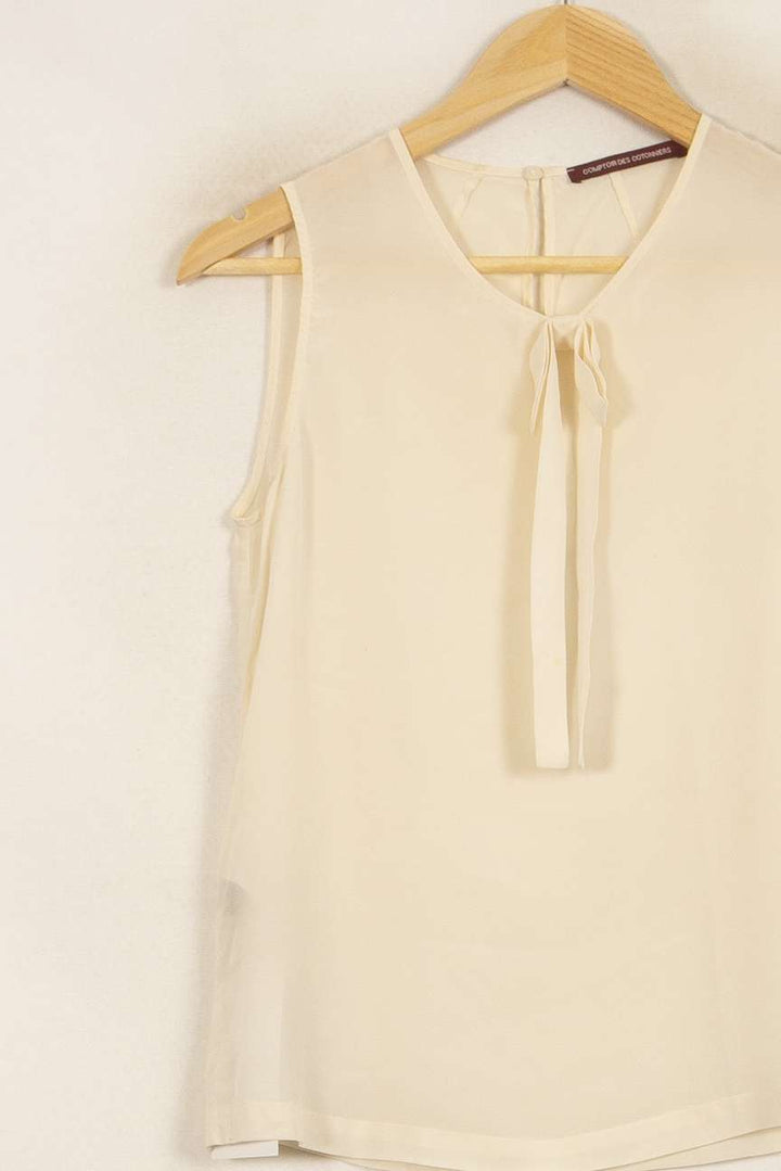Blouse Sans Manches Blanche - Taille XS/34 de la marque Comptoir des Cotonniers | PARAD52974 - Vendu par Paradigme - Image 3
