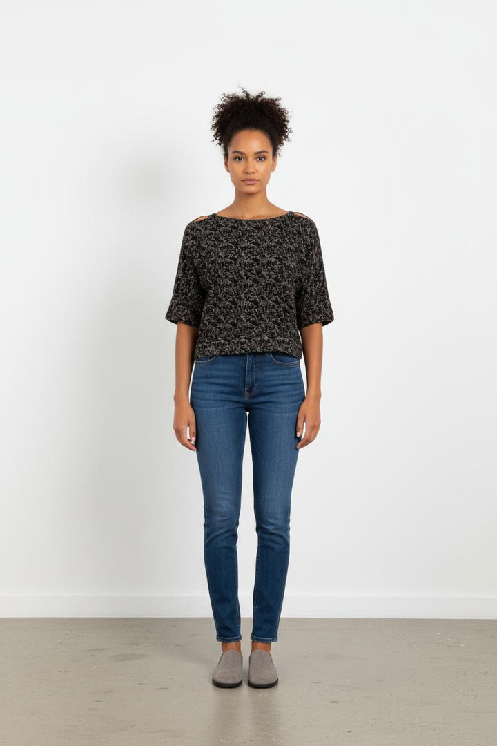 Tee-shirt Noir et Blanc - Taille XS/34