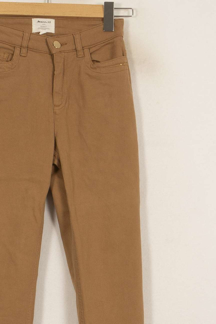 Jean Beige - Taille S/36 de la marque Maison 123 | PARAD52977 - Vendu par Paradigme - Image 3