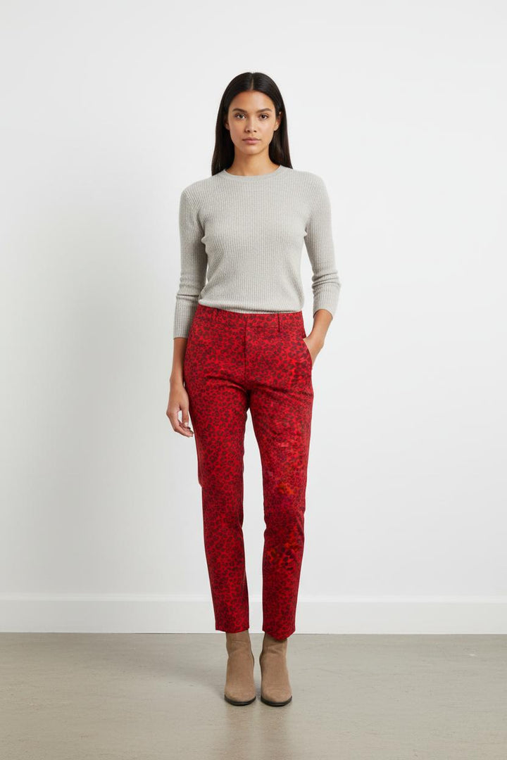 Pantalon Rouge et Noir - Taille XS/34