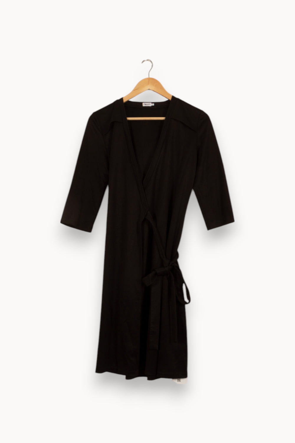 Robe Portefeuille Noire - Taille XS/34 de la marque Filippa K | PARAD52993 - Vendu par Paradigme - Image 2