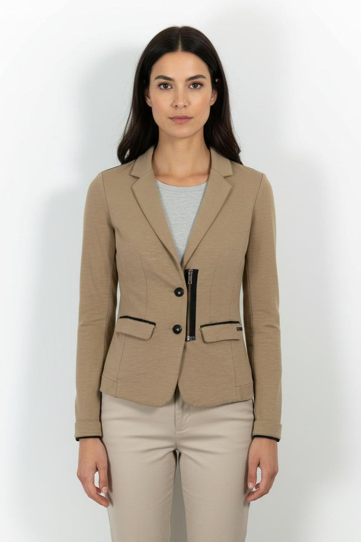 Blazer Beige - Taille XS/34 de la marque IKKS | PARAD52999 - Vendu par Paradigme - Image 1