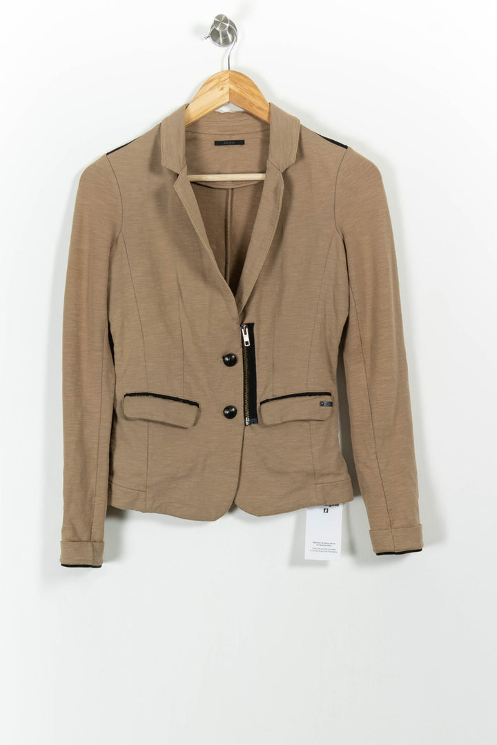 Blazer Beige - Taille XS/34 de la marque IKKS | PARAD52999 - Vendu par Paradigme - Image 2