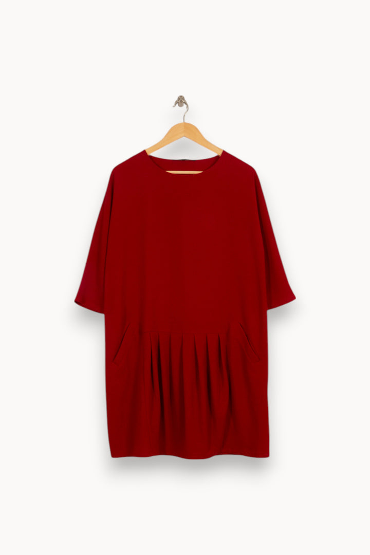 Robe Rouge - Taille S/36 de la marque La Fée Maraboutée | PARAD53002 - Vendu par Paradigme - Image 2
