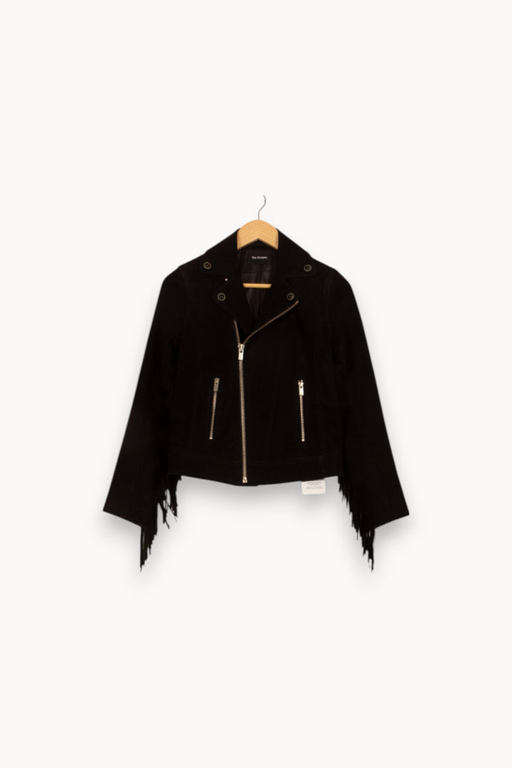 Perfecto Noir - Taille XS/34 de la marque The Kooples | PARAD53010 - Vendu par Paradigme - Image 2