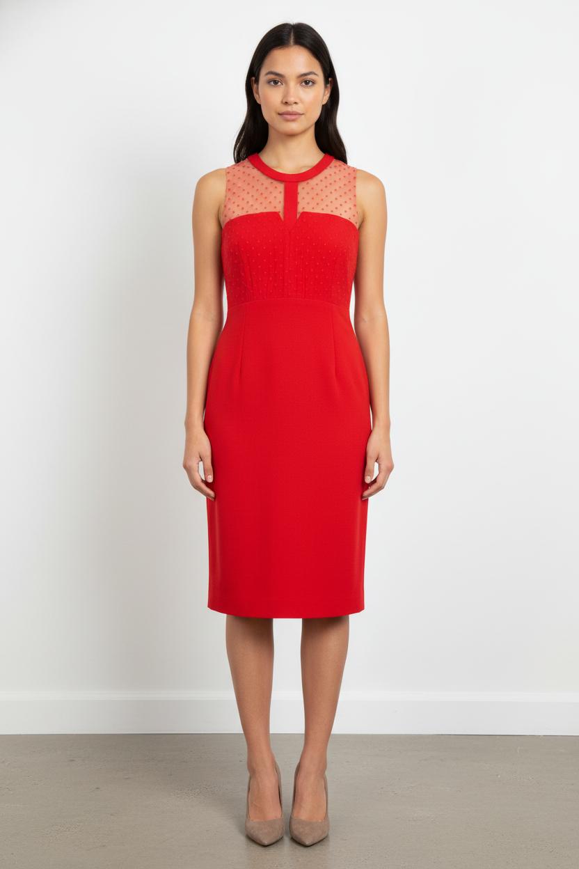 Robe Courte Rouge - Taille XS/34