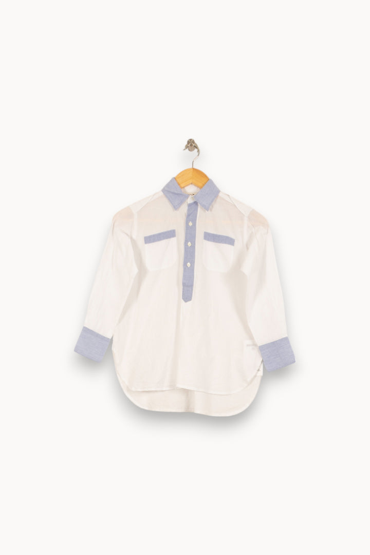 Chemise Blanche et Bleue - Taille XXS/32 de la marque Soeur | PARAD53013 - Vendu par Paradigme - Image 2