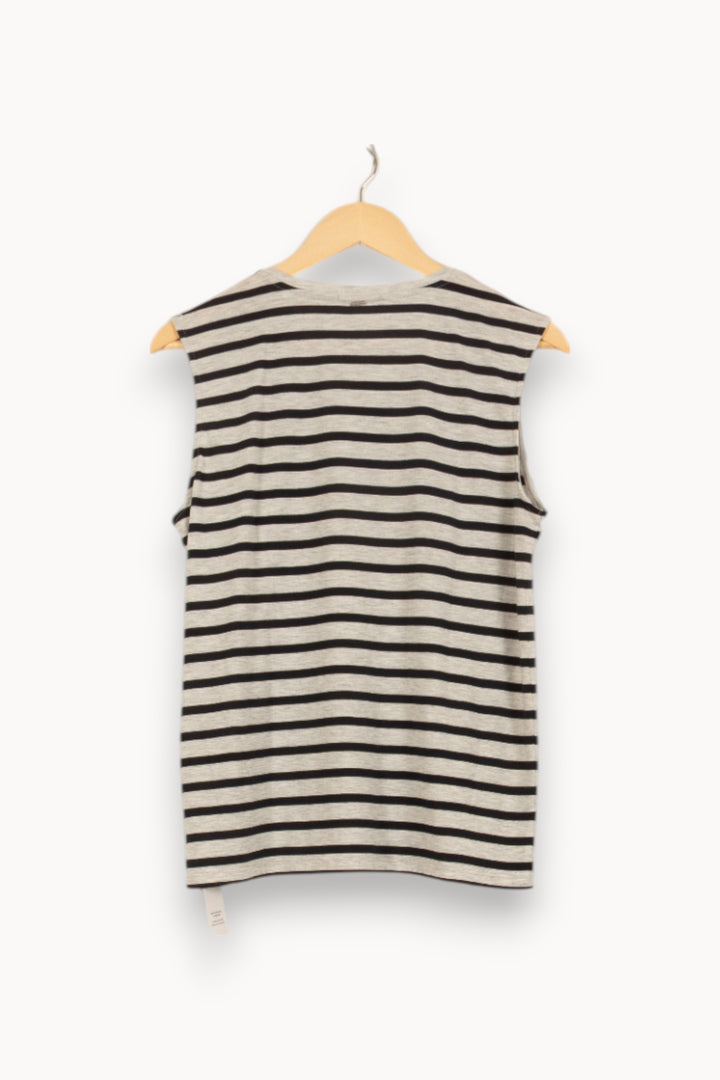 Débardeur Blanc et Noir - Taille M/38 de la marque IKKS | PARAD53026 - Vendu par Paradigme - Image 6